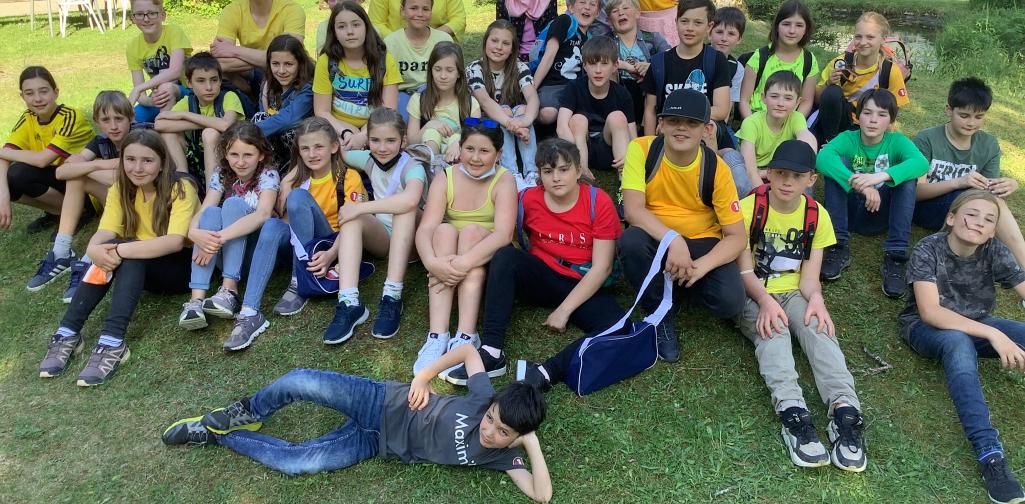 Schüler:innen der 1a und 1b am 12.5.2022 bei „1, 2 oder 3“